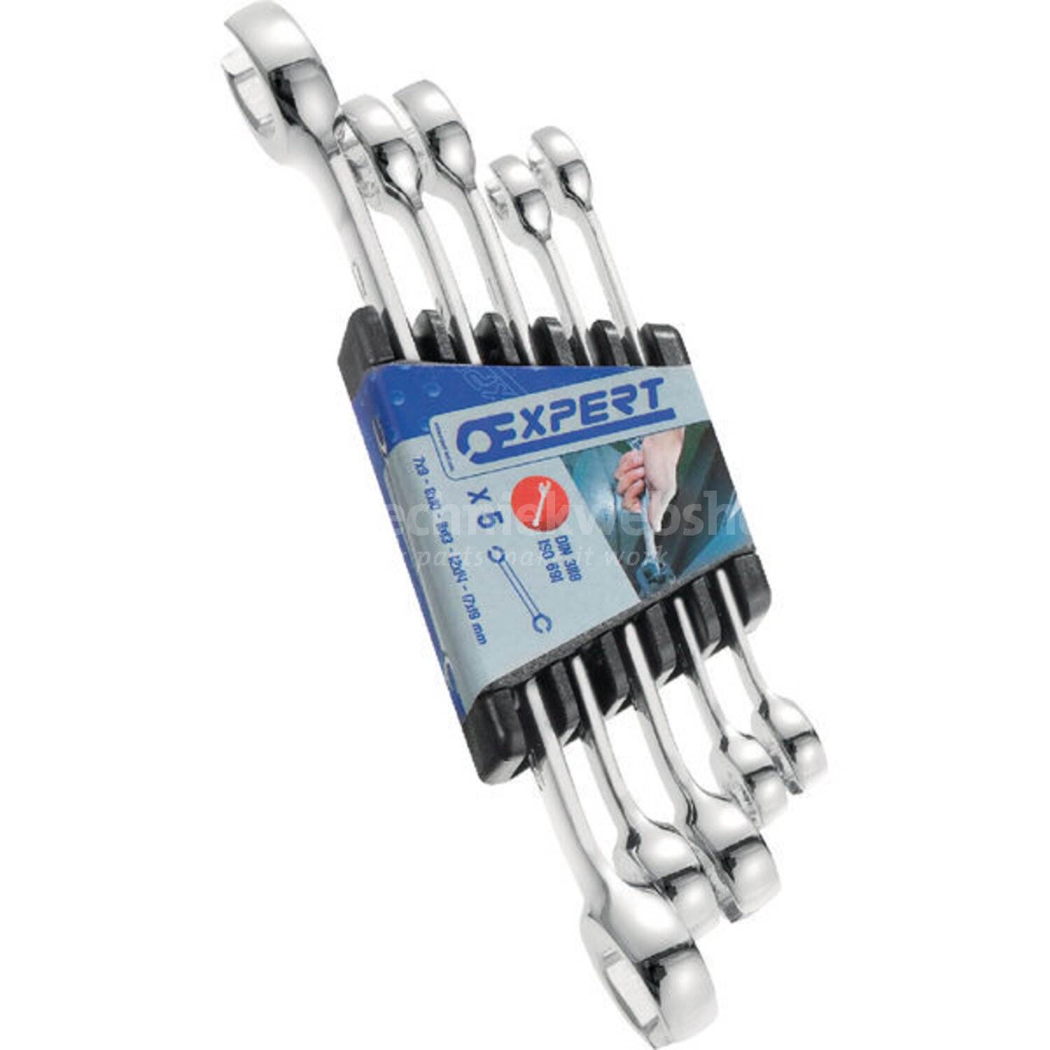 Expert Set met 5 open ringsleutels - 3258951125014 | Type: Ringsleutel ...