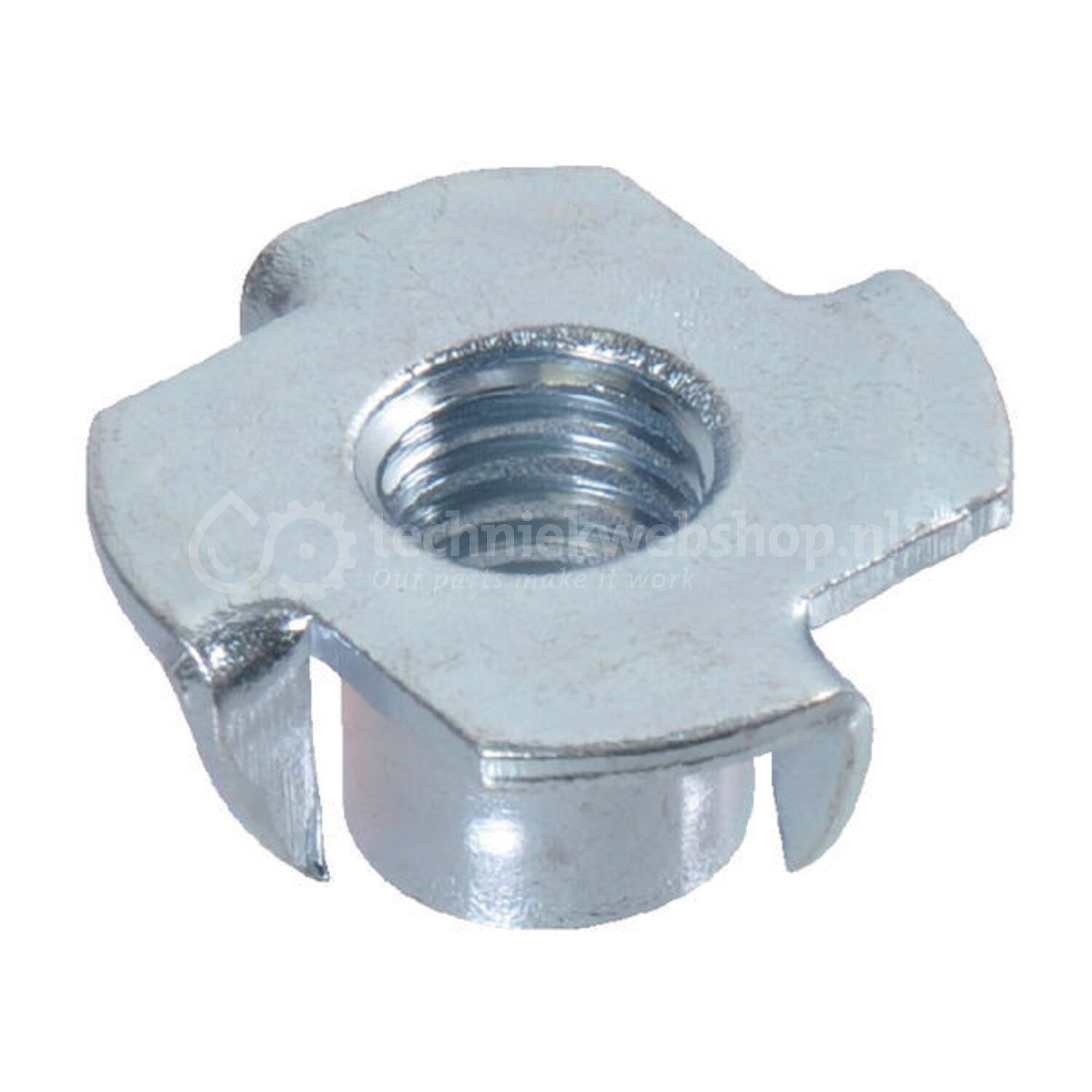 Kramp Inslagmoer M8x11 verzinkt - INSM811, 5700038267042 | Draad ...