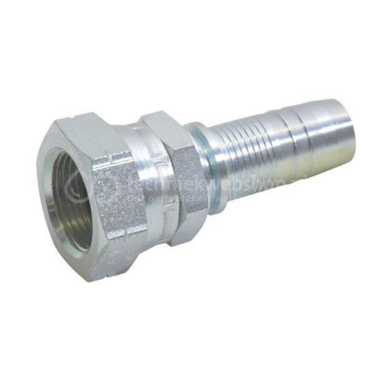 Alfagomma Pilaar DN10-3/8 BSP | Vorm koppeling: Recht - Techniekwebshop.nl
