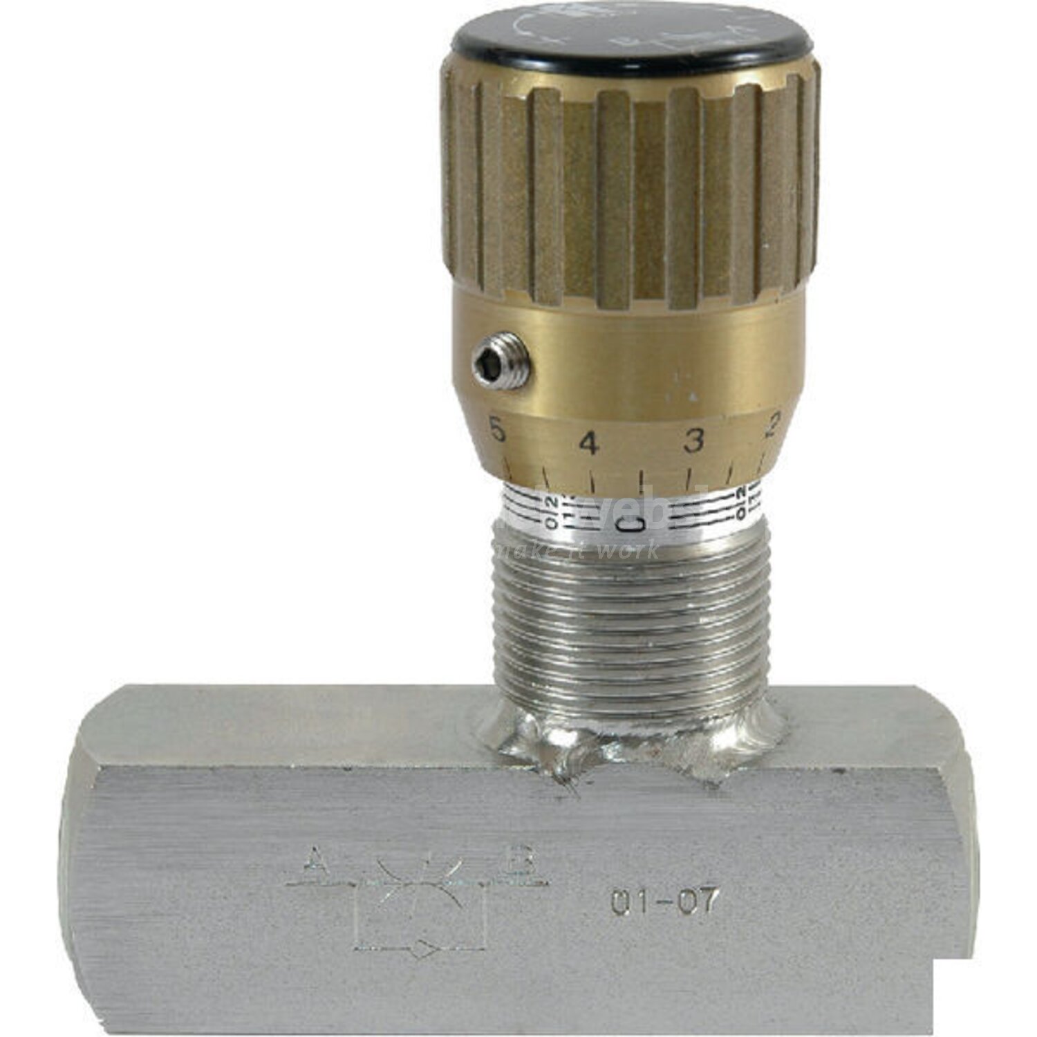 2 Stuks Messing Terugslagventiel – 1 Inch (DN25) – Temperatuur -20°C Tot +100°C – Max. 25 Bar – Met PTFE-tape