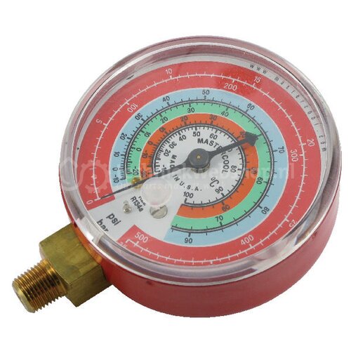 Manometer - hoog rood | Type aansluiting: Aansluiting onder ...