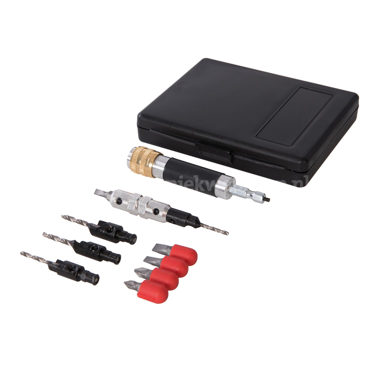 Silverline 11-delige quick-flip schroef en boor set, 11-delige set ...