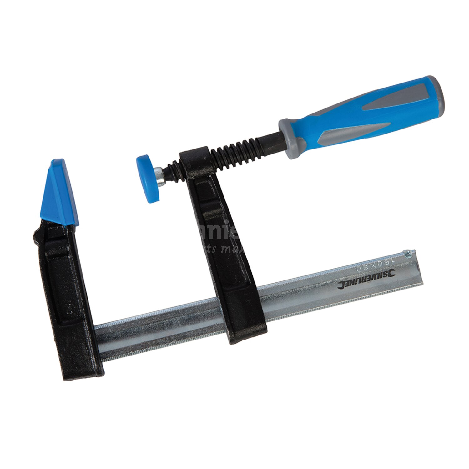 Serre-joint à Cornière (F-clamp) Silverline 150x80mm - Mors Doux Pour Protéger Les Surfaces - 4