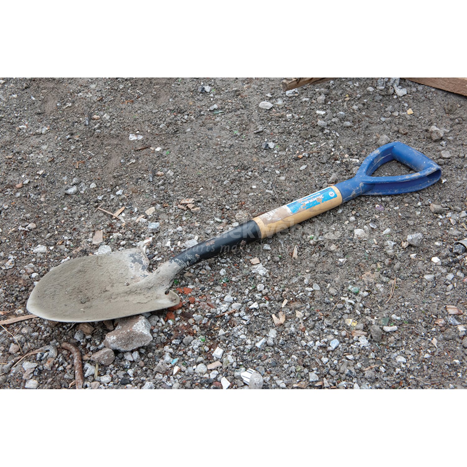 Silverline Mini spade met ronde kop en houten schacht, 700 mm - 675182 ...