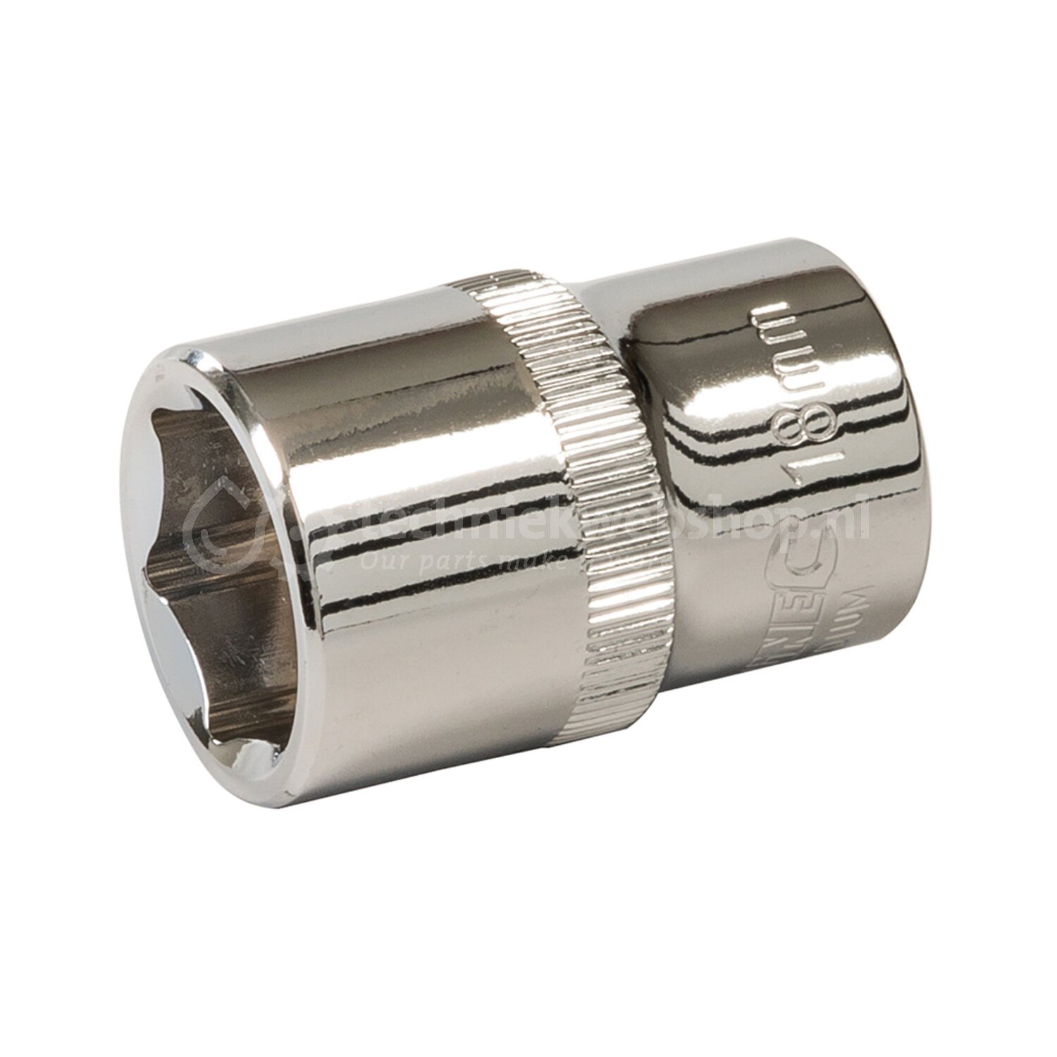 Silverline Steckschlüsseleinsatz 18 Mm – Metrisch, 1/2 Zoll Antrieb, Aus Chrom-Vanadium-Stahl