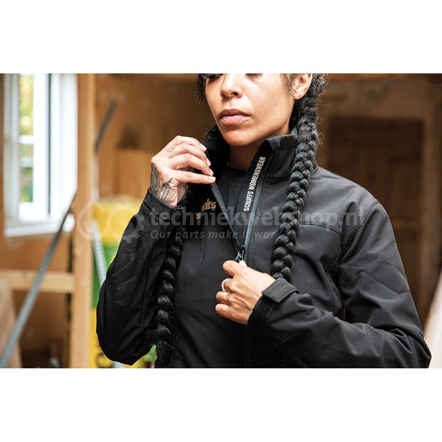 Scruffs - Trade Softshell werkjas voor dames, zwart, Maat 46 - T55299 ...