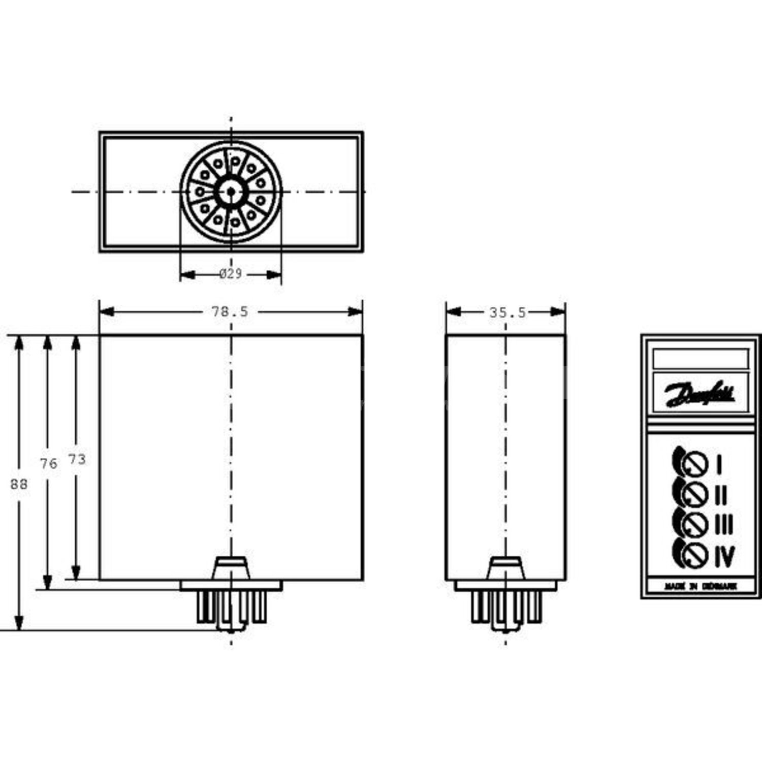 Danfoss Ramp generator EHR155U2905 | Voedingsspanning: 11 - 30 V ...